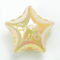 50pcs 25x16mm UV Finish Jelly Five-Pointed Star Acrylic Beads 10