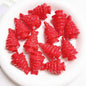 5pcs 36x22mm Christmas Tree Acrylic Beads Holiday Craft 8