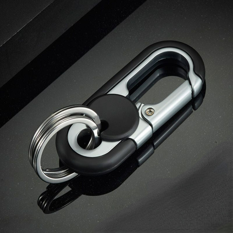 Zinc Alloy Metal Carabiner Keychain Durable Car Key Holder 6