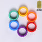 Tactile Sensory Stone Ring Shape Silicone Fidget Worry Stone Toy