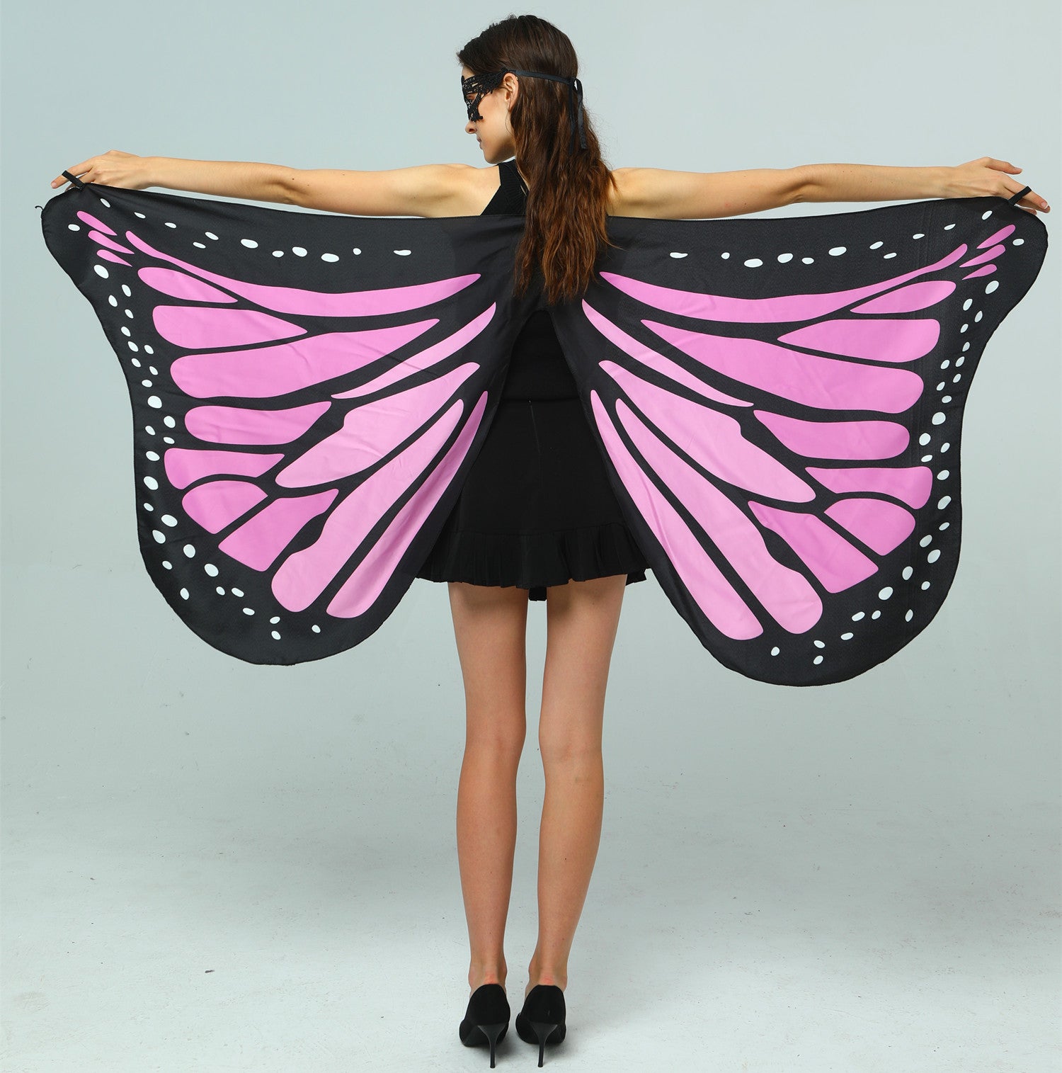 Butterfly Wings Costume Polyester 150cm 2pcs for Adults 56