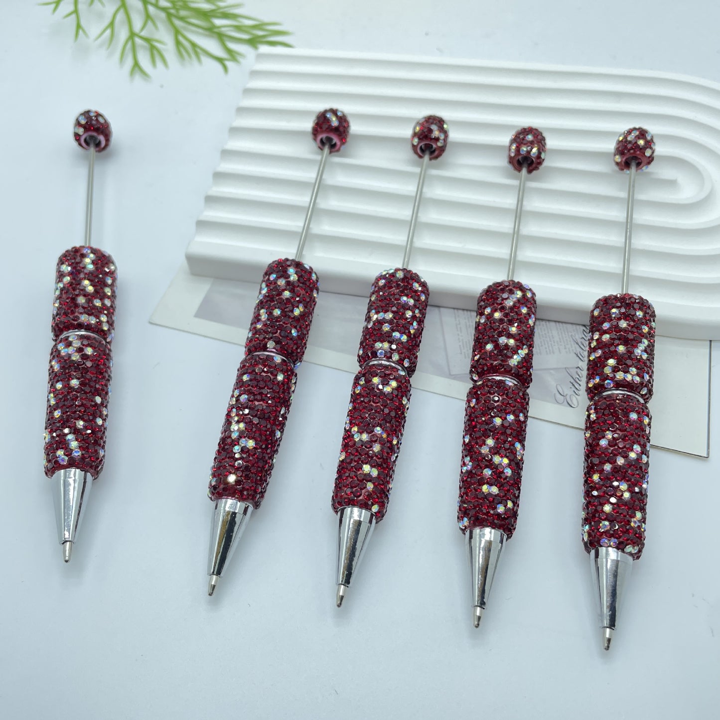 Full Rhinestone Beadable Ballpoint Pens DIY Craft Supplies 5