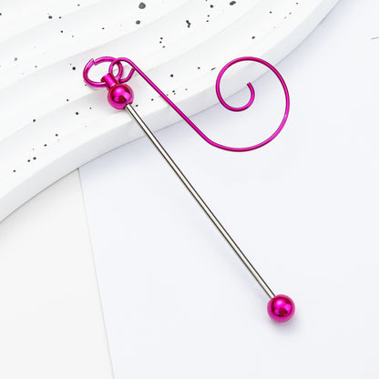 Beadable Hook Christmas DIY Decorative Supplies Metal Craft Gift 5