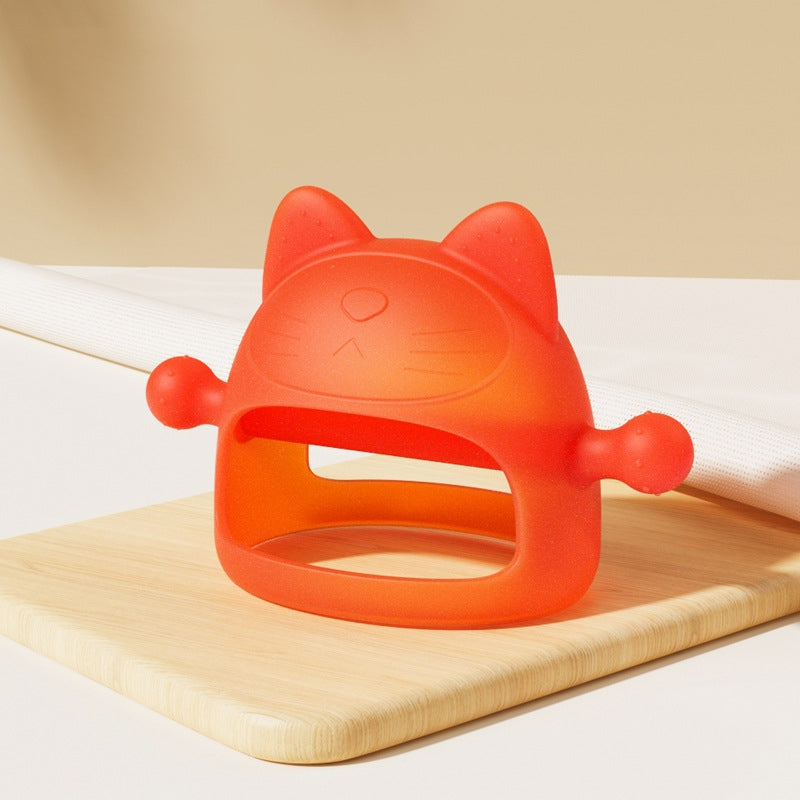Kitten Silicone Baby Teether Wristband Toy for Infant 14