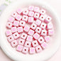 10pcs 12mm Heart Cube Acrylic Beads DIY Bracelet Making 22