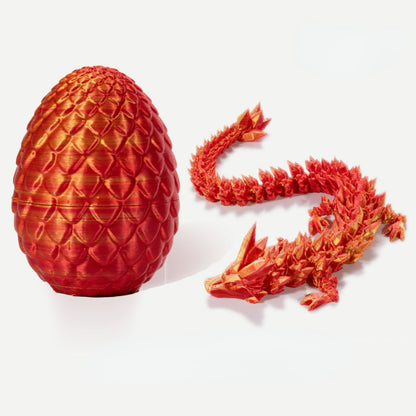 Dragon Egg 3D Printed Fidget Toy Articulated Flexible 5