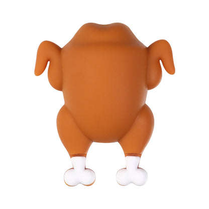 20Pcs Silicone 3D Focal Beads Thanksgiving Theme Turkey Pumpkin Hat Designs 15