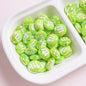 10pcs 14mm M Beans Acrylic Beads Jewelry Making Craft Supplies 10