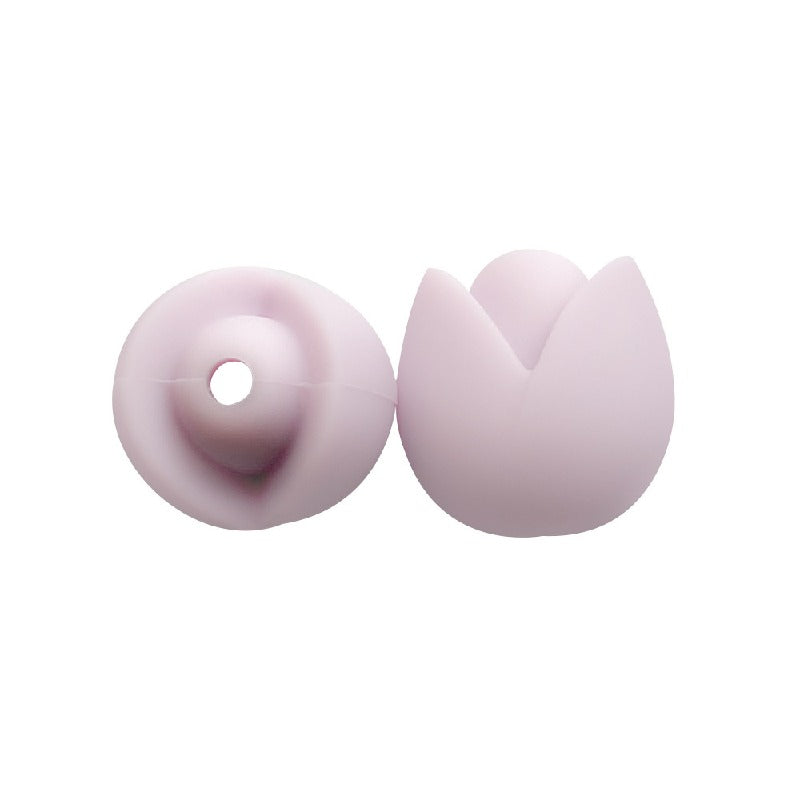 10pcs Silicone Focal Beads Lotus Diy Necklace Ornament 19