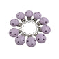 Wooden Pacifier Clip 30mm Three-Hole Round Teething Toy 12