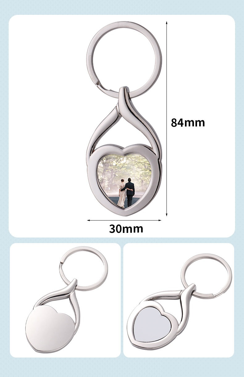 Metal Sublimation Keychain Blank for DIY Photo Customization 16