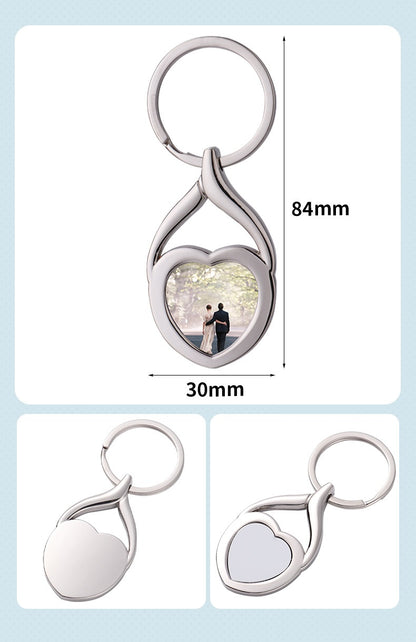 Metal Sublimation Keychain Blank for DIY Photo Customization 16