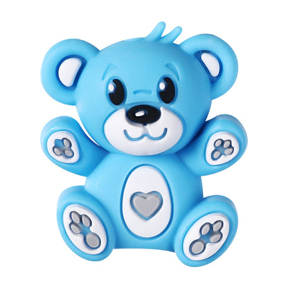Silicone 3D Focal Beads Hug Bear Sitting Pose 13