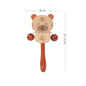 Wooden Rattle Drum Handbell Kids Musical Instrument Toy 6