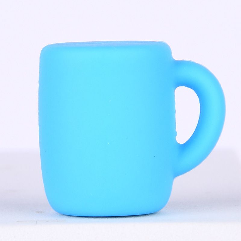 50pcs Silicone Focal Beads Colorful Cup Shape with Handle 9