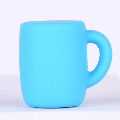 50pcs Silicone Focal Beads Colorful Cup Shape with Handle 9