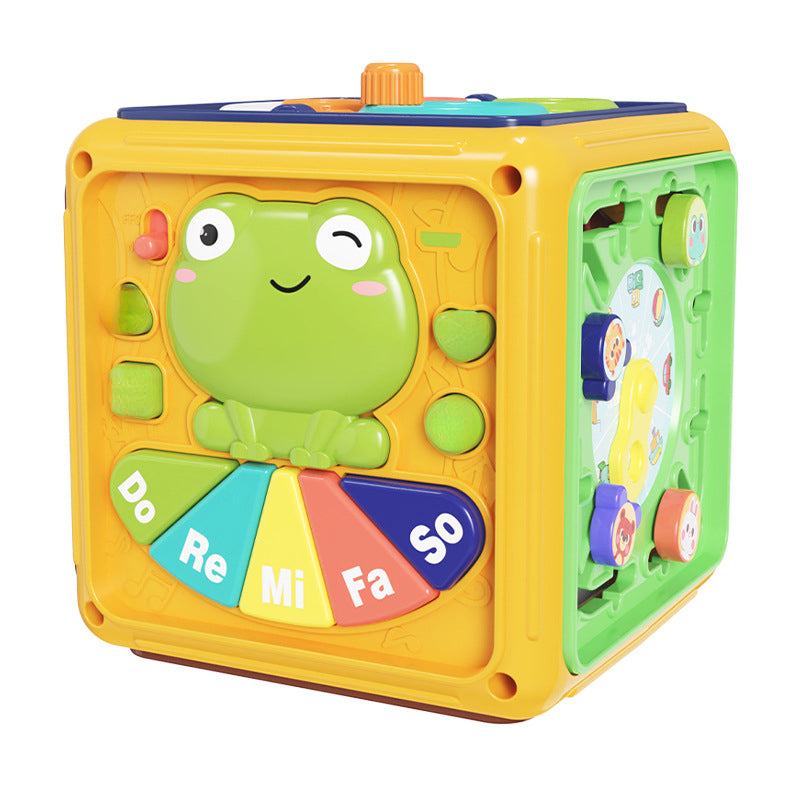 Multifunctional Early Education Montessori Toys Plastic Cube