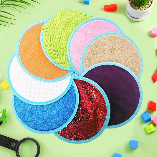 Sensory Texture Circle Mats for Autism Sensory Play 22cm