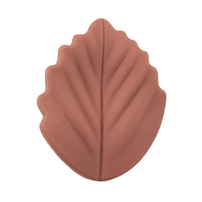 20pcs Silicone Focal Beads Colorful Leaves Leaf Shape 20