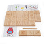 Wooden Montessori Toys Letter Card Slot Building Blocks Educational Toy 6