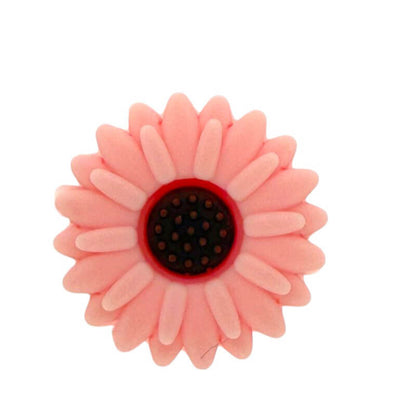 20Pcs Silicone Focal Beads Daisy Sunflower Front Facing Design 17