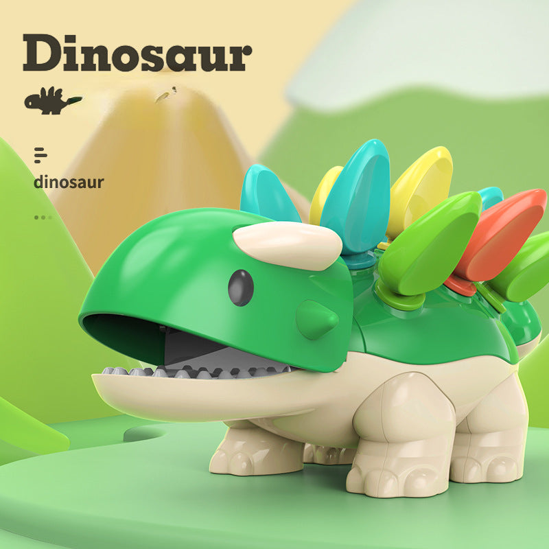 Plastic Building Blocks Dinosaur Toy Educational Construction Set 6