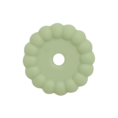 50pcs 12mm 15mm Solid Color Silicone Disc Spacer Beads DIY Craft Supplies 21