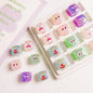 10pcs 14mm Funny Expression Square Acrylic Beads Jewelry Making 11