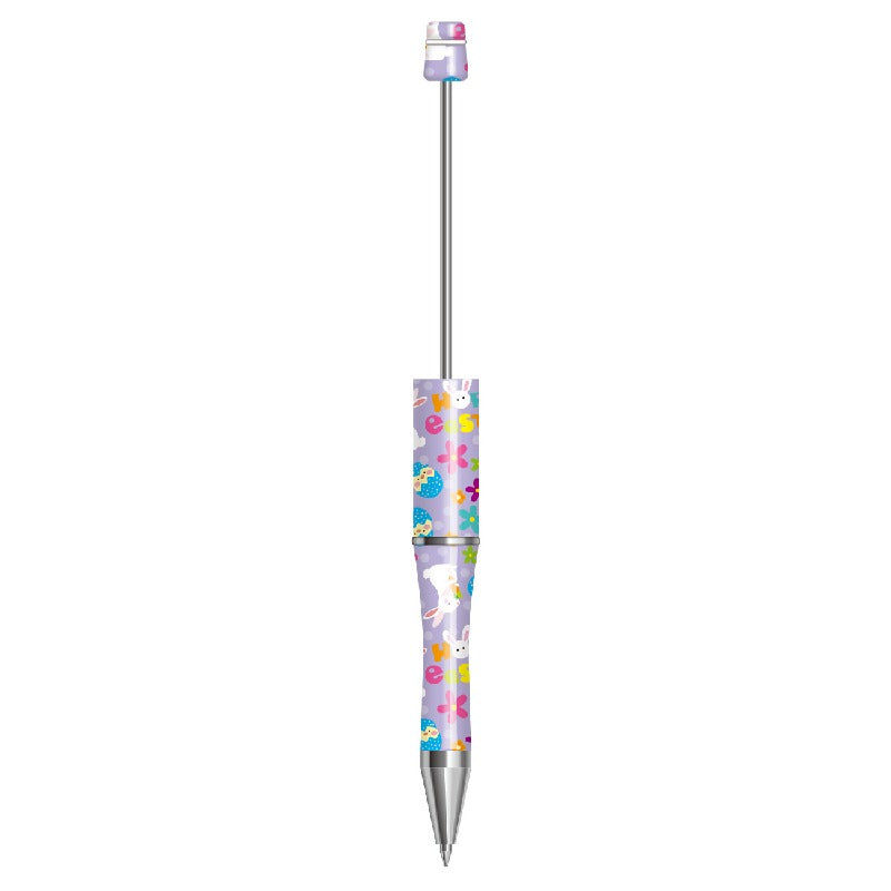 Easter Bunny Print Beadable Ballpoint Pens DIY Craft Supplies 9