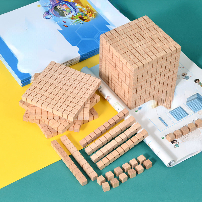 Wooden Decimal Beads Montessori Toys for Kids 5