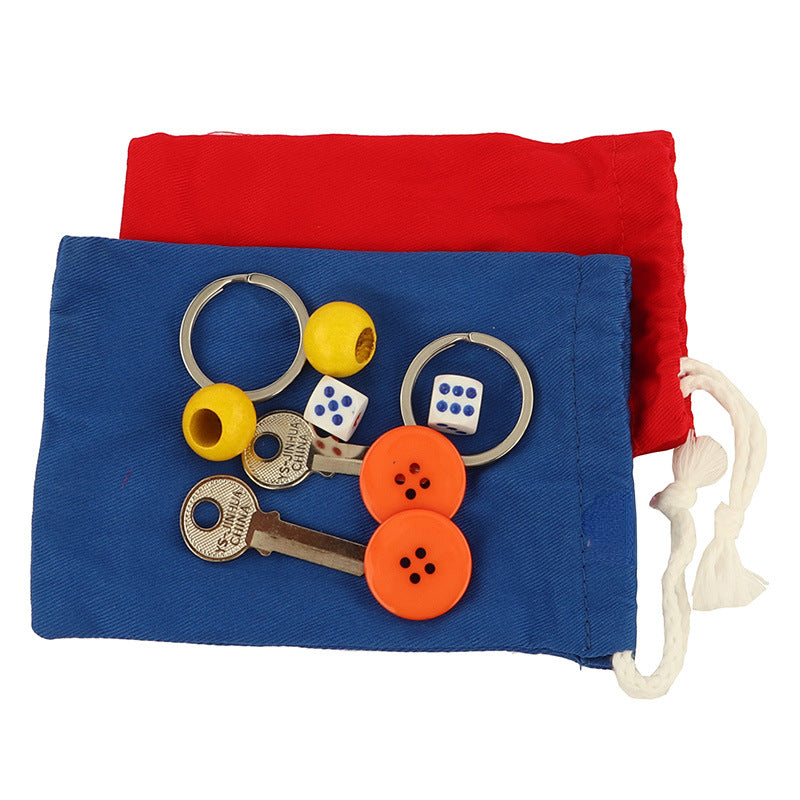 Cloth Montessori Toys Mystery Bag Familiar Items Sensory Toy 2