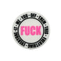 20pcs Silicone Focal Beads Circular Bold Text Design 3