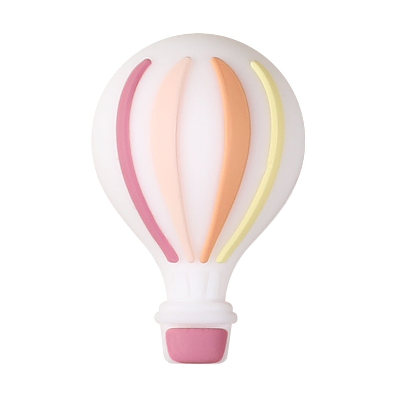 20Pcs Silicone 3D Focal Beads Hot Air Balloon Layered Wings 11
