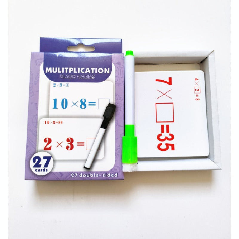 Educational Arithmetic Flash Cards Early Learning Paper Cards 4