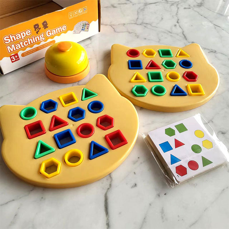 Plastic Shape Matching Montessori Toys Educational for Kids 3+ 2