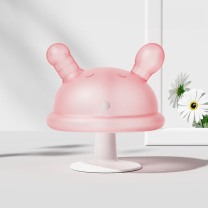 Silicone Mushroom Shaped Baby Teether Toy 82x72mm 10