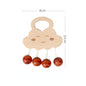 Wooden Rattle Drum Handbell Kids Musical Instrument Toy 13