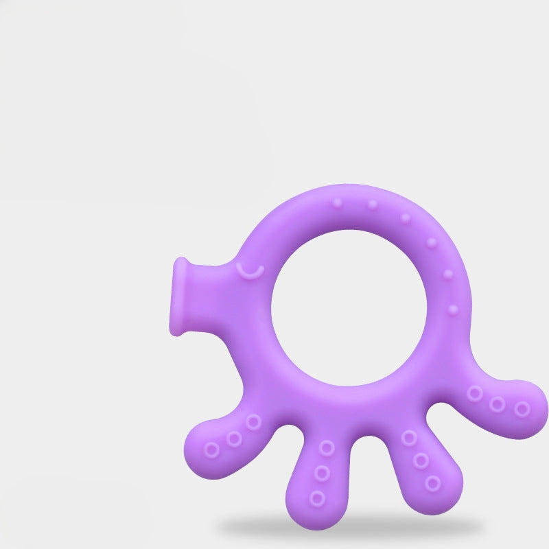 Animal Silicone Teething Toy Frog Octopus Cat for Baby 2