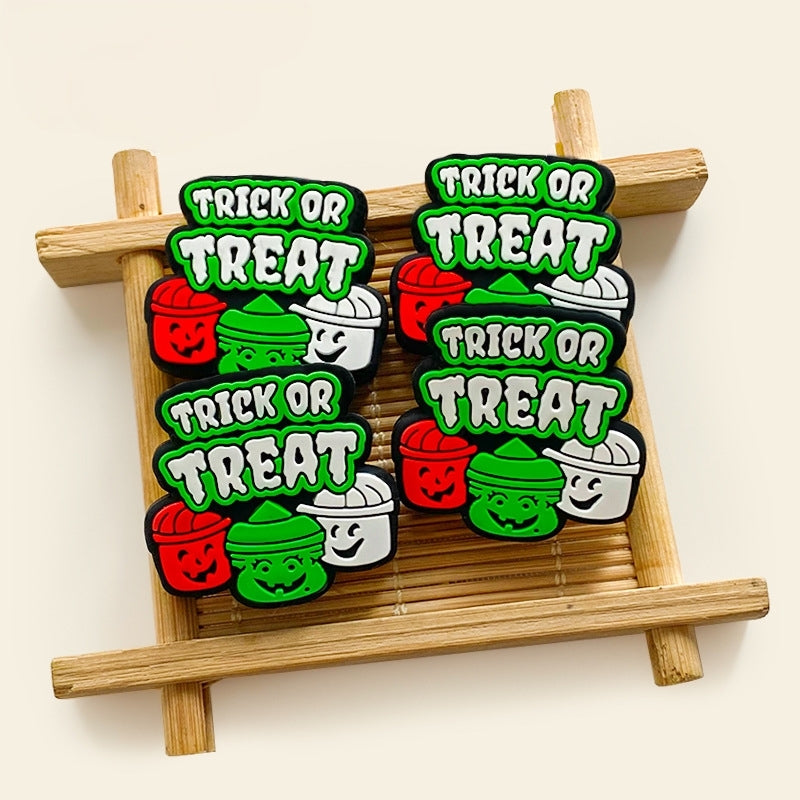 20Pcs Silicone Focal Beads Cartoon Triple Bucket Design 2