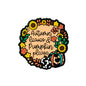 20pcs Silicone Focal Beads Autumn Leaves Pumpkin Please Text Center