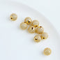 Brass Round Beads with Fancy Zirconia Pave 14mm 5pcs 4