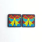 20Pcs Silicone Focal Beads Glow In The Dark Color Bow Design