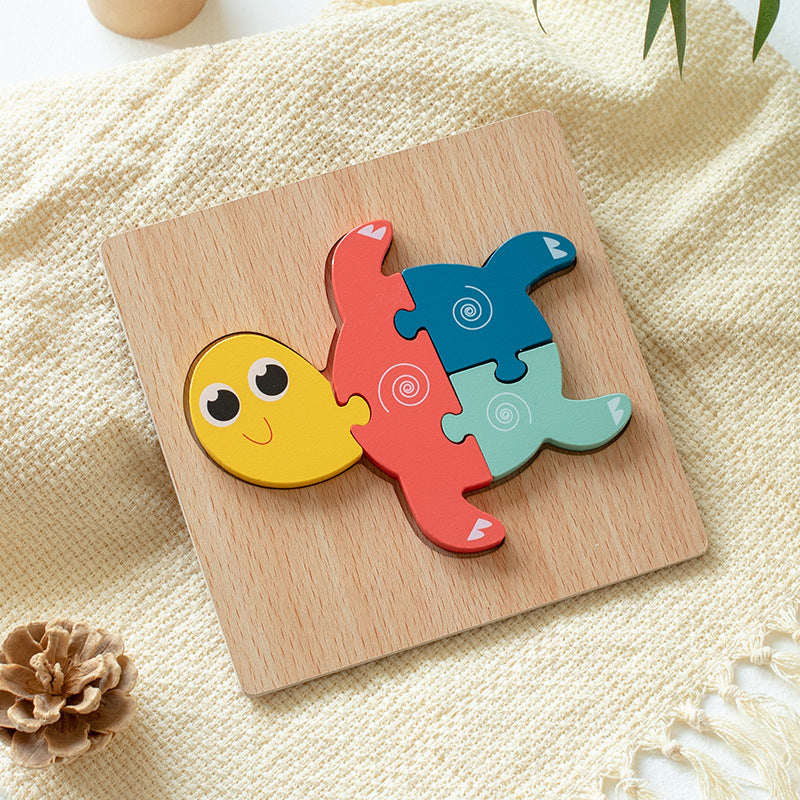 Animal Wooden Puzzle 3D Educational Toy for Kids 13