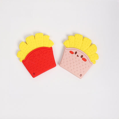 Silicone Teething Toy French Fries Shape Baby Teether
