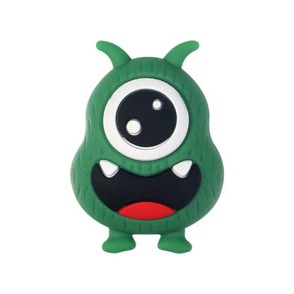 20Pcs Silicone 3D Focal Beads Cute Little Monster Various Colors 21