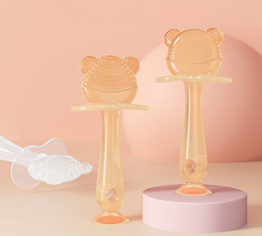 Silicone Baby Teething Toy Set Little Sun Shape 3 Pcs