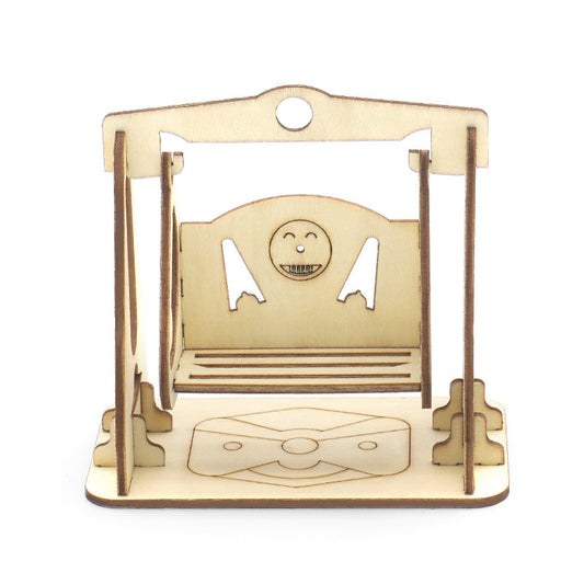 Wooden DIY Small Swing Building Blocks Montessori Toys
