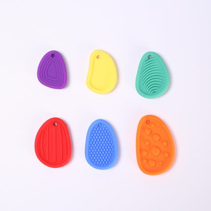 Sensory Stone Silicone Tactile Fidget Toy Worry Stone Stress Relieving