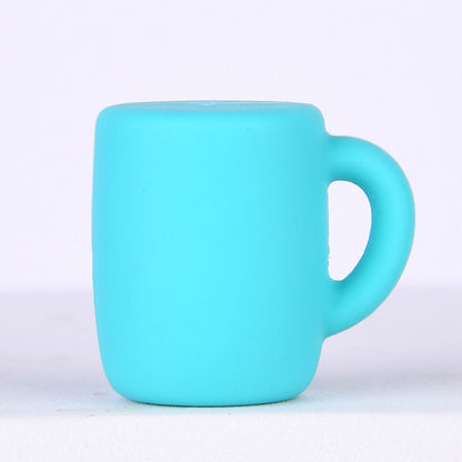 50pcs Silicone Focal Beads Colorful Cup Shape with Handle 11