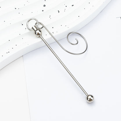 Beadable Hook Christmas DIY Decorative Supplies Metal Craft Gift 2
